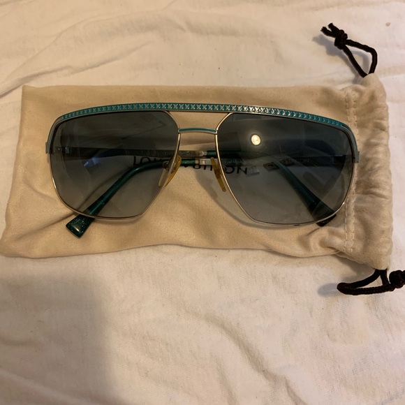 Authentic Louis Vuitton z0167u blue sunglasses - Picture 1 of 7